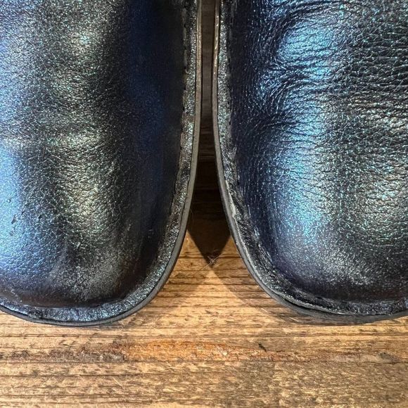 Womens‎ Alegria Alli Starlit Blue Buckle Clogs Leather Comfort Shoes EU 38 8-8.5 - Picture 6 of 7